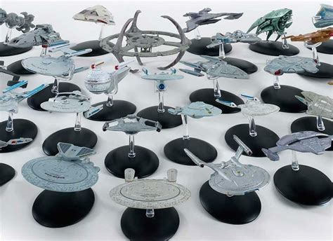 This unusual ship, designed by John Eaves, is effectively a massive room filled with holoprojectors. . Complete list of eaglemoss star trek ships